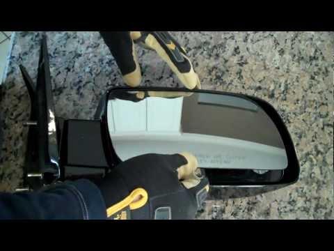How to Repair and Replace a Broken Side Mirror Glass - DIY