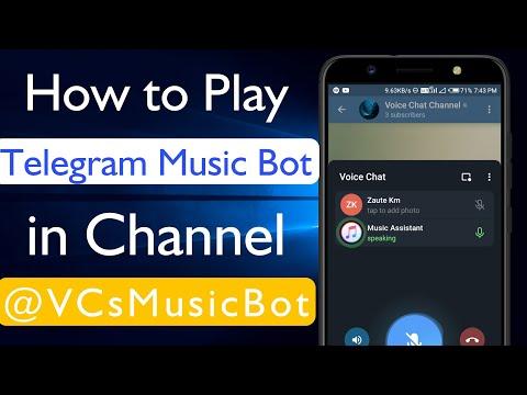 How to Play Telegram Music Bot in Channel.