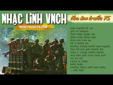 Tuyệt phẩm Nhạc lính Việt Nam Cộng Hòa hay nhất - Thu âm trước 1975