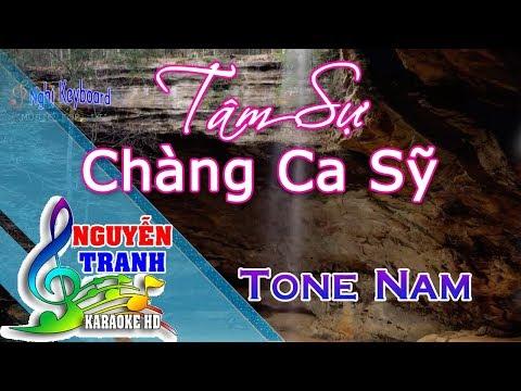 [Karaoke nhạc sống] Tâm Sự Chàng Ca Sỹ - Tone Nam