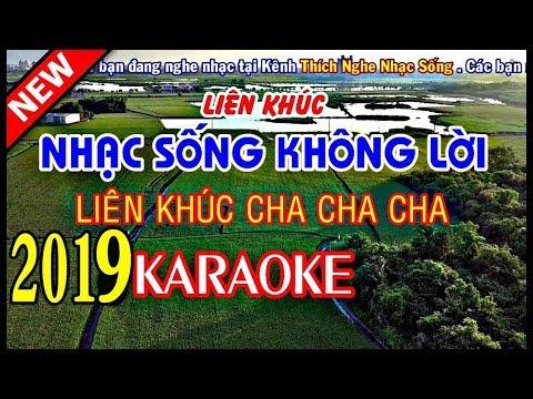 Nhạc Sống Không Lời Rất Hay  - KARAOKE Nhạc Sống Thôn Quê 2019 - LK Cha Cha Cha Tuyệt Hay