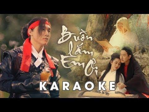 Buồn Lắm Em Ơi | Karaoke | Trịnh Đình Quang Official