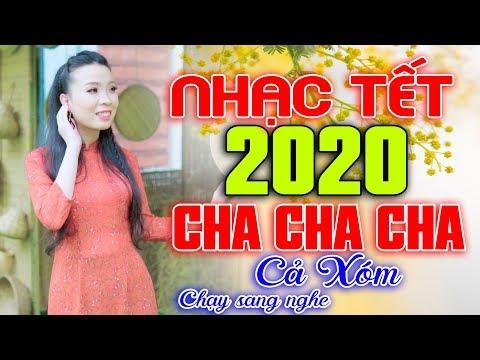 Nhạc Tết Cha Cha Cha MC Thanh Ngân HayNhất 2020- LK Nhạc Sống Mừng Xuân Canh Tý CảXóm Chạy Sang Nghe