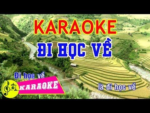 Đi Học Về Karaoke || Beat Chuẩn - Karaoke Nhạc Thiếu Nhi