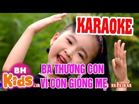 [KARAOKE] Cả Nhà Thương Nhau | Nhạc Thiếu Nhi Karaoke cho bé