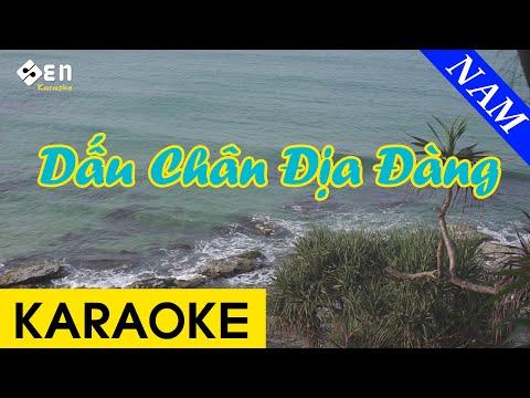 Dấu Chân Địa Đàng - Karaoke Beat Tone Nam