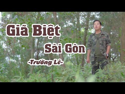 Giã Biệt Sài Gòn - Nhạc Lính Xưa Tiền Chiến- Qua giọng ca vàng -Trường Lê