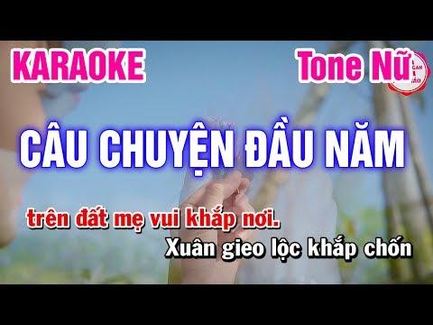 Karaoke Câu Chuyện Đầu Năm Tone Nữ Nhạc Sống (Cha Cha Cha) | Mai Thảo Organ