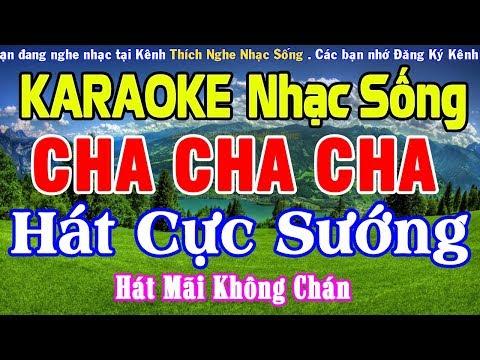 KARAOKE Liên Khúc Nhạc Sống Cha Cha Cha CỰC HAY - Hòa Tấu Cha Cha Cha Hay Nhất #6