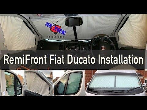 Remis Cab Blinds Installation on Fiat Ducato - Campervan Changes Ep3