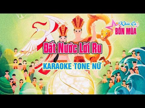 Đất Nước Lời Ru - Tone Nữ || Karaoke by VFC Team