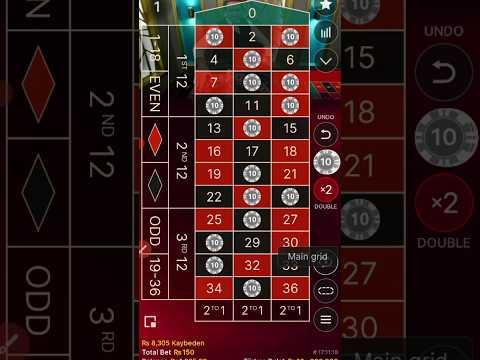 Roulette strategy to win #roulettewin #casino #1xbet #roulette #realmoney #roulettewin #shorts