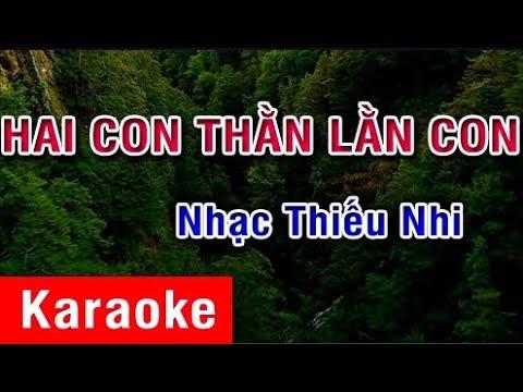 Hai Con Thằn Lằn Con (Karaoke Beat) - Nhạc Thiếu Nhi