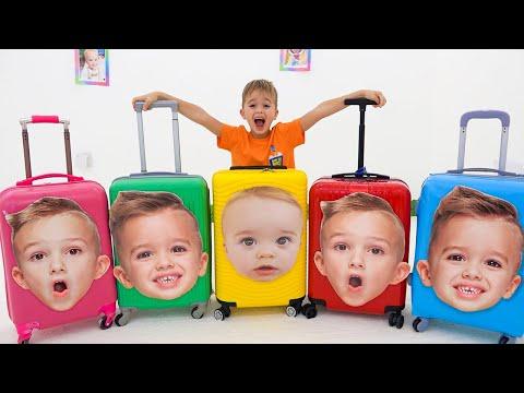 Baby Chris and his travels all over the world with family | Compilation video