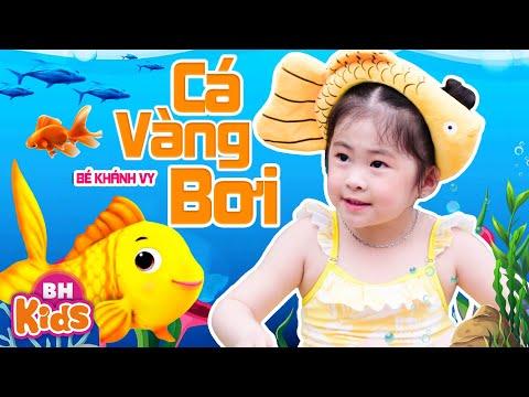 Cá Vàng Bơi Trong Bể Nước - Bé Khánh Vy | Nhạc Thiếu Nhi Vui Nhộn, MV 4K